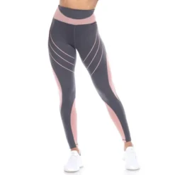 Women's High-Waist Reflective Piping Fitness Leggings - White Mark -ChicMama Sales Store GUEST 00ec32af 65e9 41fb 93c1 e0eea036d2d6