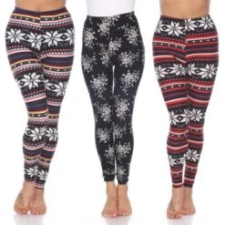 Women's Pack Of 3 Leggings - One Size Fits Most - White Mark -ChicMama Sales Store GUEST 03d4ff43 a956 4fd4 a571 35e759eb6ed2