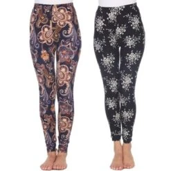 Women's Pack Of 2 Leggings - One Size Fits Most - White Mark -ChicMama Sales Store GUEST 04cbdfa4 5ea0 47b5 858d 7cb2b38ed79c