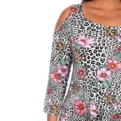 Plus Size 'Antonia' Cold Shoulder Tunic - White Mark 7 Plus Size 'Antonia' Cold Shoulder Tunic - White Mark -ChicMama Sales Store GUEST 05cf8697 a988 41aa 8b10 a8cb0e92478f