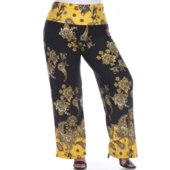 Women's Plus Size Floral Paisley Printed Palazzo Pants - White Mark -ChicMama Sales Store GUEST 07e18792 03fb 4942 8719 8562fba3f1dd