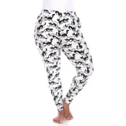 Women's Plus Size Super Soft Midi-Rise Printed Leggings - One Size Fits Most Plus - White Mark -ChicMama Sales Store GUEST 08374da7 9e44 45b9 a697 5b9f97007104