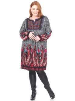 Women's Plus Size Apolline Embroidered Sweater Dress - White Mark -ChicMama Sales Store GUEST 0883978a 6058 4084 8a53 d80abf722944