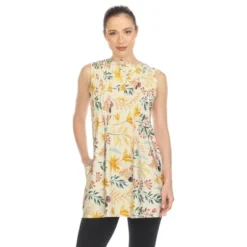White Mark Women's Floral Sleeveless Tunic Top - White Mark -ChicMama Sales Store GUEST 0a1c9a24 f5bc 408a 9e46 02509c269024