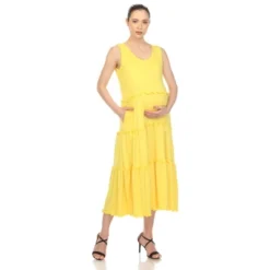 Maternity Scoop Neck Tiered Midi Dress 8 Maternity Scoop Neck Tiered Midi Dress -ChicMama Sales Store GUEST 0ca1cc5c ccda 4a7a ab39 bd472e1d3fc6