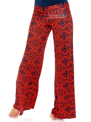 Women's Printed Palazzo Pants - White Mark 4 Women's Printed Palazzo Pants - White Mark - Image 4