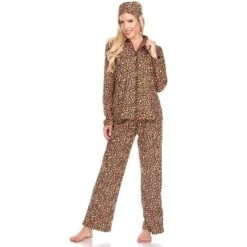 Women's Three-Piece Pajama Set - White Mark -ChicMama Sales Store GUEST 0fdb3eef a960 4c66 a814 f7f5d7763ccb