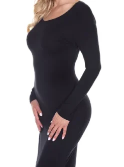 Women's Ria Long Sleeve Maxi Dress - White Mark