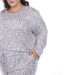 Plus Size 2 Piece Leopard Lounge Set - White Mark -ChicMama Sales Store GUEST 199b9e2a a77a 461d ab05 aa50cdda1af1