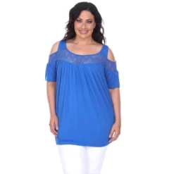 Women's Plus Size Cut Out Shoulder Bexley Tunic Top - White Mark 17 Women's Plus Size Cut Out Shoulder Bexley Tunic Top - White Mark -ChicMama Sales Store GUEST 1a288268 6e89 445e 9111 80c251bb4e15