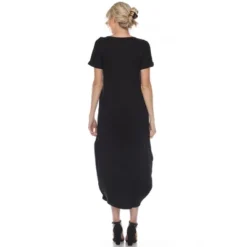 Women's Short Sleeve V-Neck Maxi Dress - White Mark -ChicMama Sales Store GUEST 1aee00d9 efb3 4308 967e 929b9778535d