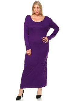 Women's Plus Size Long Sleeve Maxi Dress - White Mark -ChicMama Sales Store GUEST 1bbda04c d250 46da a5d5 2a0e4e4f9e62