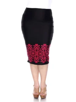 Women's Plus Size Pencil Skirt - White Mark -ChicMama Sales Store GUEST 1c09517a d78f 46a3 9367 2be8be28e906