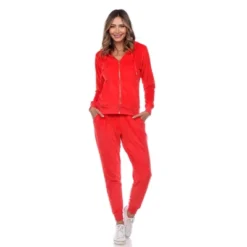 2 Piece Velour Tracksuit Set - White Mark -ChicMama Sales Store GUEST 1e044217 e4aa 42a3 8091 4bb3c5038f9d