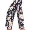 Women's Floral Printed Palazzo Pants - White Mark