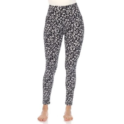 Super Soft Leopard Printed Leggings - White Mark 5 Super Soft Leopard Printed Leggings - White Mark - Image 5
