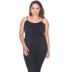 Women's Plus Size Tank Top - One Size Fits Most Plus - White Mark -ChicMama Sales Store GUEST 261c8b40 ae1b 42e8 ad48 4d41cda10860