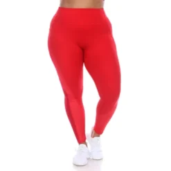Plus Size High-Waist Mesh Fitness Leggings - White Mark -ChicMama Sales Store GUEST 26cdd41a e0f2 48a0 a32d 8387a9b0d2cb