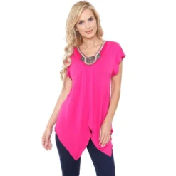 Women's Embellished V-Neck Fenella Top Tunic - White Mark -ChicMama Sales Store GUEST 281c4ad6 366d 4018 b6c3 82810ce06e94