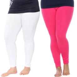 Women's Pack Of 2 Solid Leggings - One Size Fits Most - White Mark 33 Women's Pack Of 2 Solid Leggings - One Size Fits Most - White Mark -ChicMama Sales Store GUEST 289d46f2 9744 49b2 8f1d 1283585172dc