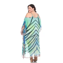 Plus Size Sheer Caftan Maxi Dress - One Size Fits Most Plus - White Mark -ChicMama Sales Store GUEST 2943be8d 49ee 44b1 9822 d1c5e71b538f