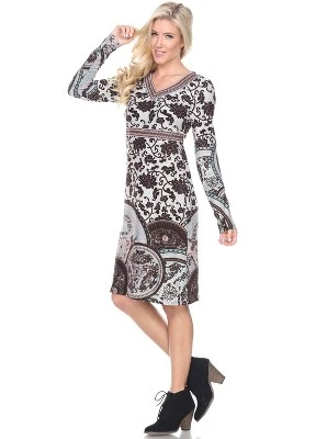 Women's Naarah Embroidered Sweater Dress - White Mark 3 Women's Naarah Embroidered Sweater Dress - White Mark - Image 3