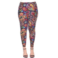 Women's Plus Size Printed Leggings - One Size Fits Most Plus - White Mark 39 Women's Plus Size Printed Leggings - One Size Fits Most Plus - White Mark -ChicMama Sales Store GUEST 2dc1209c 305b 422b be2a 06a7425fda80