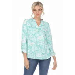 Women's Pleated Casual Floral Blouse - White Mark 14 Women's Pleated Casual Floral Blouse - White Mark -ChicMama Sales Store GUEST 34021faa 94d2 4614 96e4 c97962cb1b59
