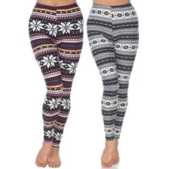 Women's Pack Of 2 Leggings - One Size Fits Most - White Mark -ChicMama Sales Store GUEST 376bb89e 6485 4da1 93b8 f8afc37b9530