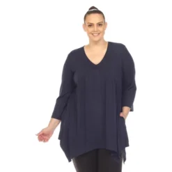 Plus Size Empire Cut V-Neck Tunic Top 23 Plus Size Empire Cut V-Neck Tunic Top -ChicMama Sales Store GUEST 383a0a67 5303 4a33 b376 870ab7cd6eb3