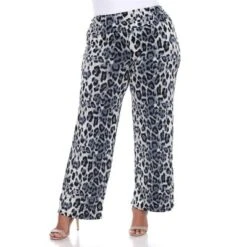 Women's Plus Size Printed Palazzo Pants - White Mark -ChicMama Sales Store GUEST 386e87aa ec0b 45ab 8b8b 8ba4d9354be5