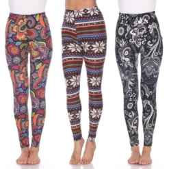 Women's Pack Of 3 Leggings - One Size Fits Most - White Mark -ChicMama Sales Store GUEST 3993f1dd 64b3 4de7 92cb 7c72f7dfed49