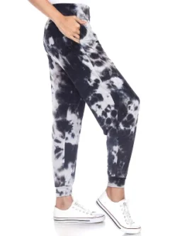 Women's Tie Dye Harem Pants With Pockets - White Mark -ChicMama Sales Store GUEST 3e3d961c 6427 4a0d bed8 5dabc0a05255