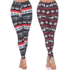 Women's Pack Of 2 Leggings - One Size Fits Most - White Mark -ChicMama Sales Store GUEST 420874bd ce14 489e 9adb c56ec61ebb71