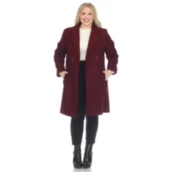 Plus Size Classic Walker Coat-White Mark -ChicMama Sales Store GUEST 4360f964 3ffc 4647 8ced 49f345f057b7