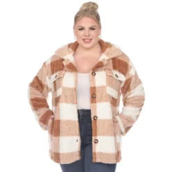 White Mark Plus Size Plaid Shacket -ChicMama Sales Store GUEST 487b5469 e37a 47da a4e1 93d9cb643676