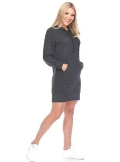 Women's Hoodie Sweatshirt Dress - White Mark -ChicMama Sales Store GUEST 48ff1c27 9c00 4460 9e6e b4a4a570cc25