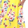 Women's Plus Size Floral Printed Tasmin Flare Midi Skirts - White Mark
