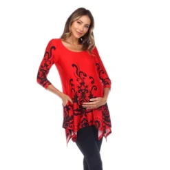 Maternity Plus Size 'Ganette' Tunic - White Mark -ChicMama Sales Store GUEST 54b53aac 525d 4ba6 b5e3 404d23b68c93