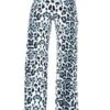 Women's Printed Palazzo Pants - White Mark