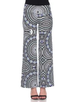Women's Geometric Printed Palazzo Pants - White Mark -ChicMama Sales Store GUEST 57292cf4 eac7 438b 9eb7 5d6d9abac4ae