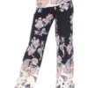 Women's Floral Paisley Printed Palazzo Pants - White Mark