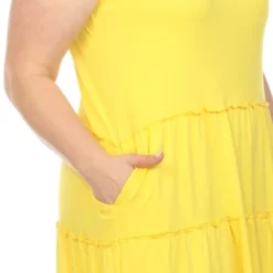 Plus Size Scoop Neck Tiered Midi Dress -ChicMama Sales Store GUEST 58f93f77 88c4 4984 ac01 b10d38b43d35