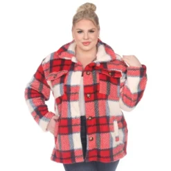 White Mark Plus Size Plaid Shacket -ChicMama Sales Store GUEST 5e618306 444c 4b61 8e85 0702fcae322d