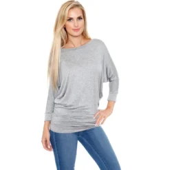 Women's Banded Dolman Top - White Mark -ChicMama Sales Store GUEST 5ef59df0 15b6 4317 9061 1304c48ee68d