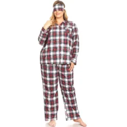 Women's Plus Size Three-Piece Pajama Set - White Mark -ChicMama Sales Store GUEST 6003b21b 35bb 406c b1cf d6c84d44d56d