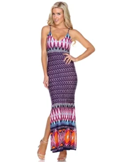 Women's Printed Nila Maxi Dress - White Mark -ChicMama Sales Store GUEST 6153577b 65bc 48b1 99df 17369deda5b0