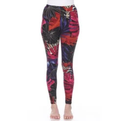 Women's Super Soft Tropical Printed Leggings - White Mark -ChicMama Sales Store GUEST 661599b0 3107 40bc 9b56 06768cde7e40