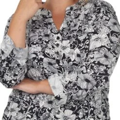 Womens Plus Pleated Long Sleeve Floral Print Blouse - White Mark 12 Womens Plus Pleated Long Sleeve Floral Print Blouse - White Mark -ChicMama Sales Store GUEST 66663bf6 04cd 499a 9d72 eb005514bad4