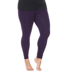 Women's One Size Fits Most Plus Size Super-Stretch Solid Leggings - One Size Fits Most Plus - White Mark -ChicMama Sales Store GUEST 67786f46 53db 4a34 9c8c 5a9a7a290335